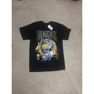 Yugioh Dark Magician Girl Graphic T-Shirt BLK Mens Medium New